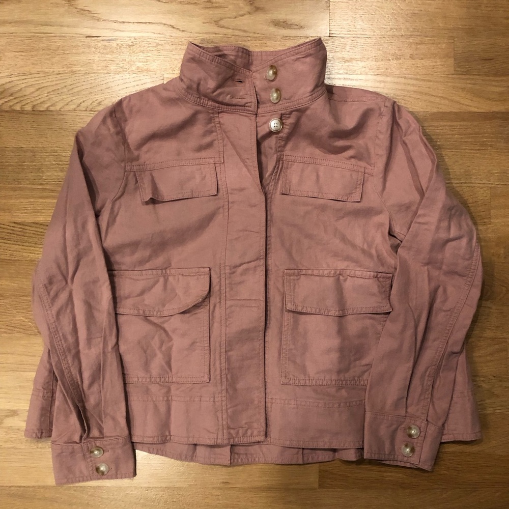 Women's Loft Pink Utility Jacket